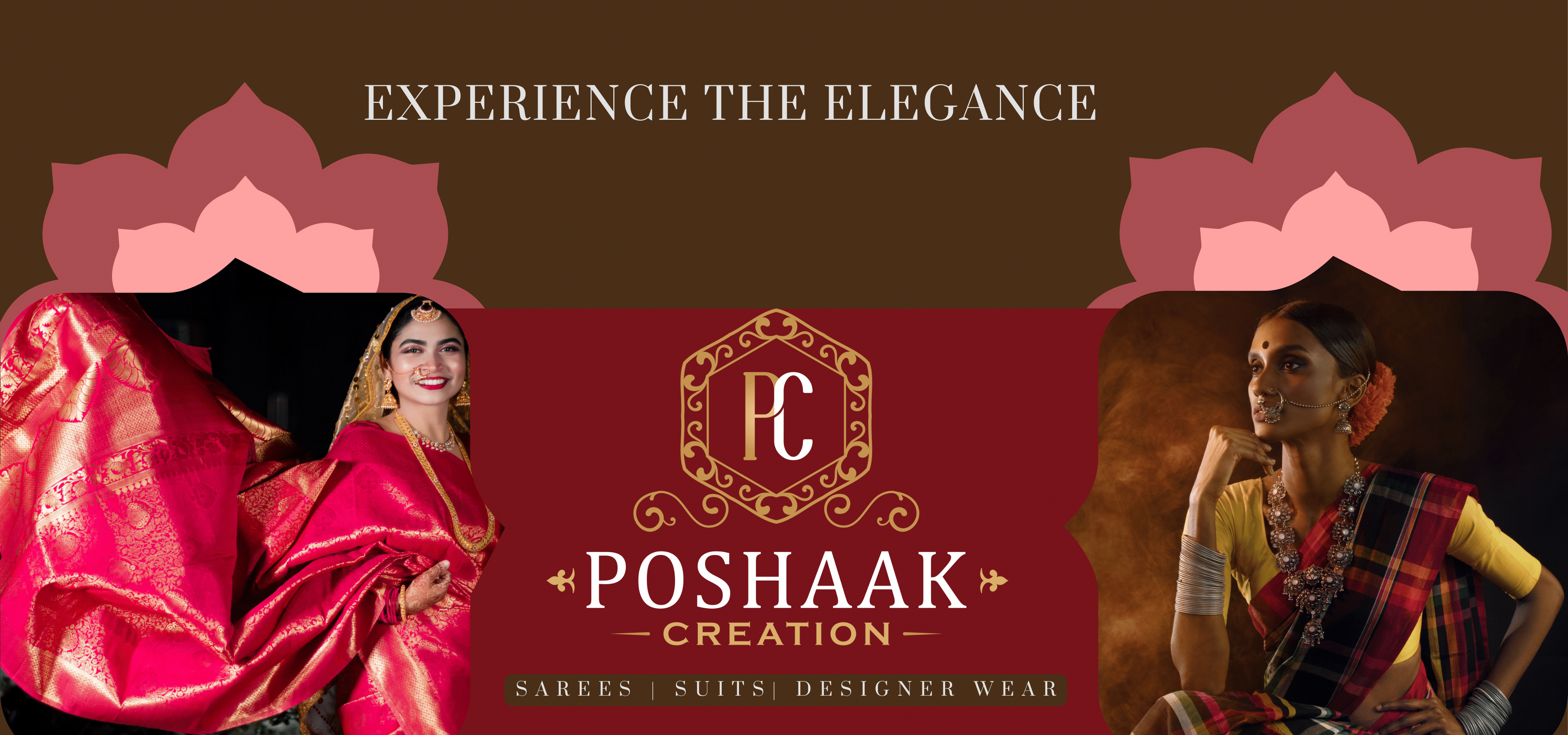 Clothing Banner in Pink and Brown Floral Style (2048 x 960 px)-1